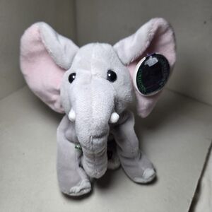 Vintage 1999 Coca-Cola International Clomp Kenya Elephant Bean Bag Plush W Tags